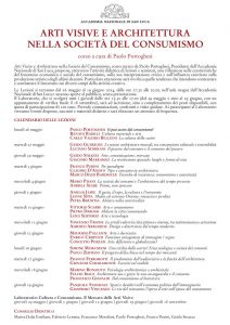 ARTI VISIVE E ARCHITETTURA